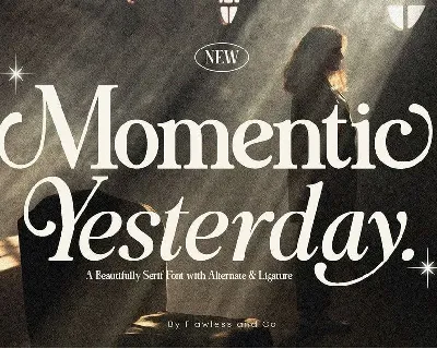 Momentic Yesterday font
