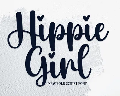 Hippie Girl font