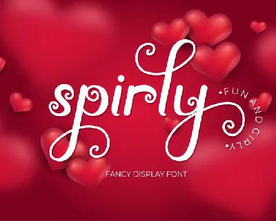 Spirly font