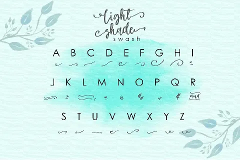 Light Shade font