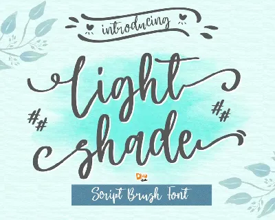Light Shade font