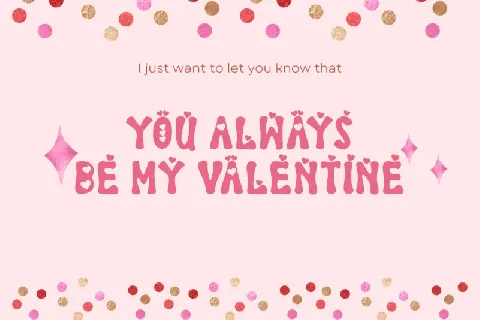 Pink Valentine font