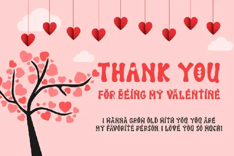 Pink Valentine font