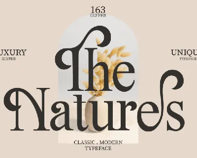 The Natures font