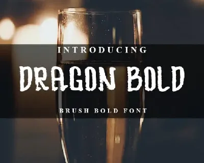 DRAGOON BOLD Display font