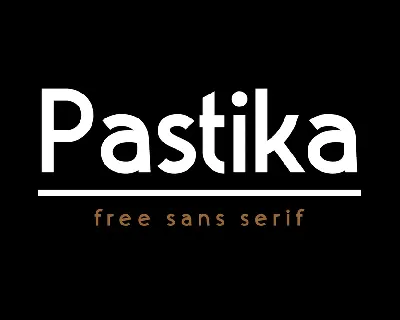 Pastika Sans Serif Family font