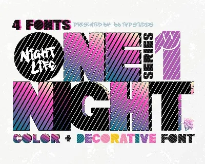 One Night 1 font
