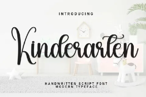 Kindergarten Script font