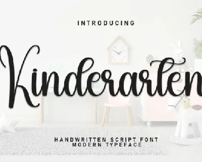 Kindergarten Script font