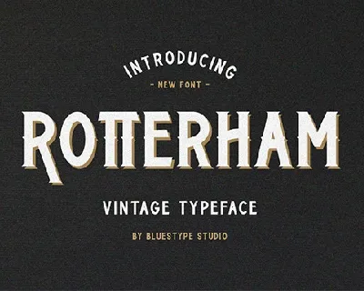 Rotterham font
