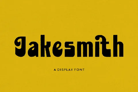 Jakesmith font