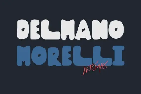 Delmano Morelli Display font
