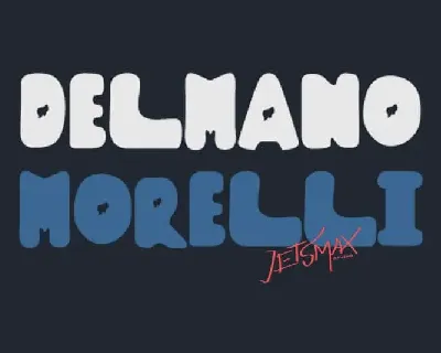 Delmano Morelli Display font