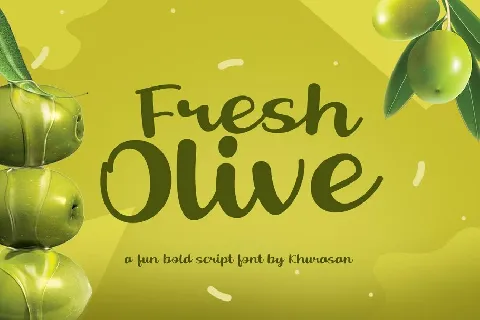 Fresh Olive Handwritten Script font
