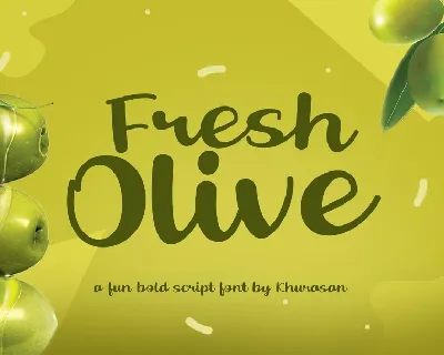 Fresh Olive Handwritten Script font