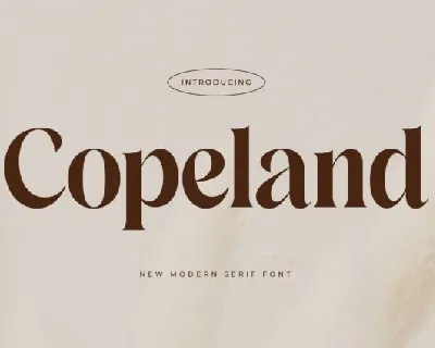 Copeland font