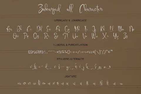 Zabarjad font