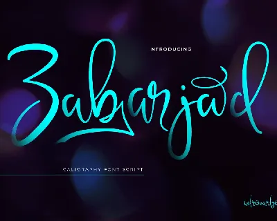 Zabarjad font