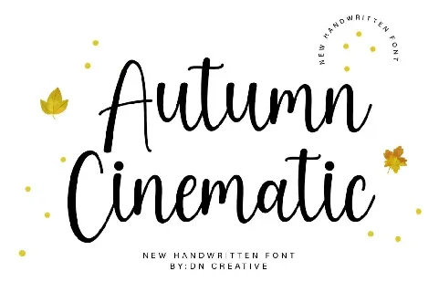 Autumn Cinematic font