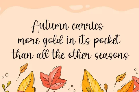 Autumn Cinematic font