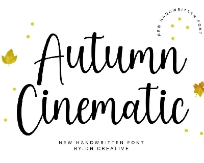 Autumn Cinematic font