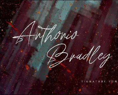 Anthonio Bradley font