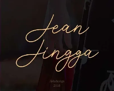 Jean Jingga Script Free font