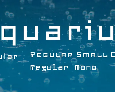 Aquarius font