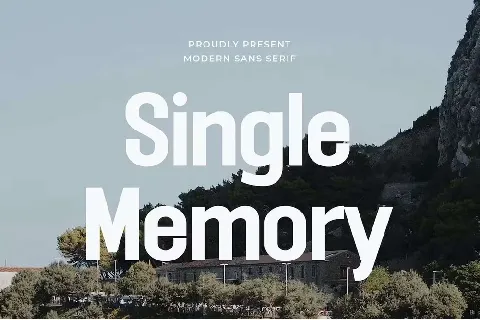 Single Memory font