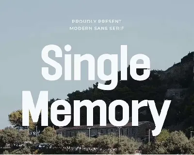 Single Memory font