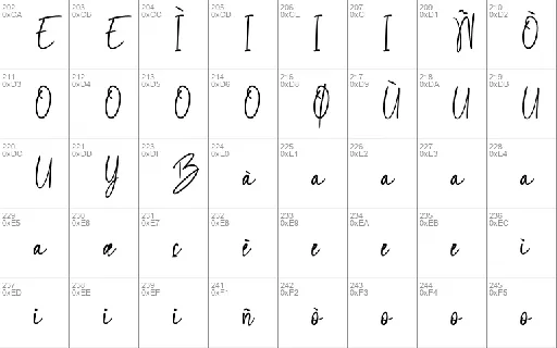 Wedding Signature Script font