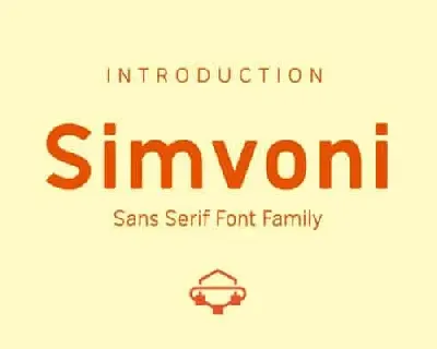 Simvoni Sans Serif font