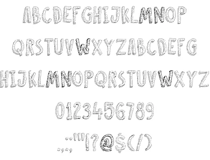 DK Cosmo Stitch font