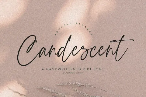 Candescent Free font