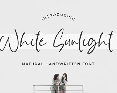 White Sunlight font