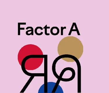 Factor A Family font