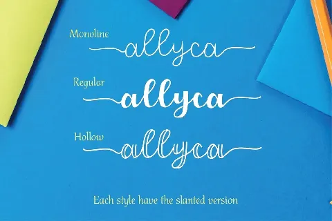 Allyca Family font