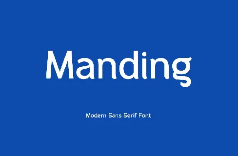 Manding font