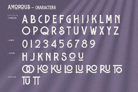 Amorous font