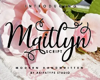 Maitlyn Script font