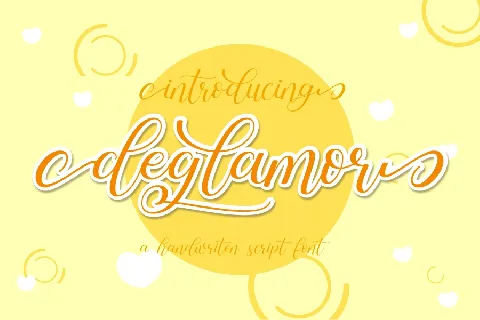 Deglamor font