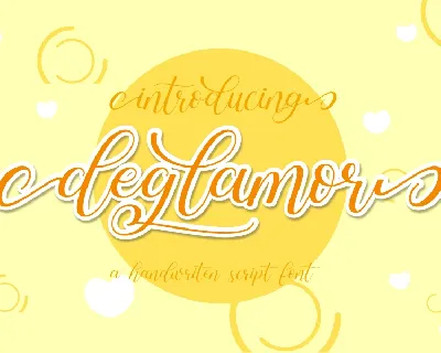 Deglamor font