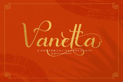 Vanetta font