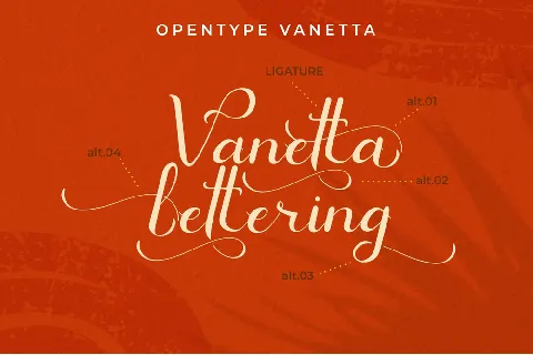 Vanetta font