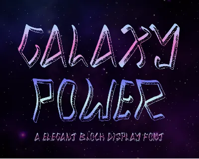 Galaxy Power font