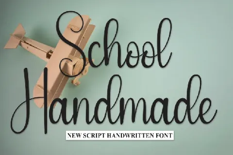 School Handmade font