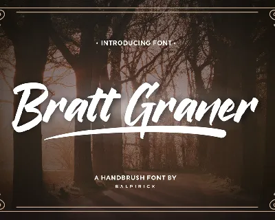 Bratt Graner font