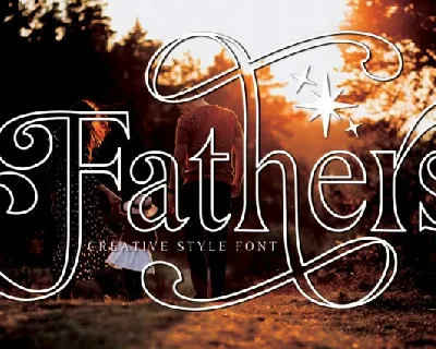 Fathers Outline font