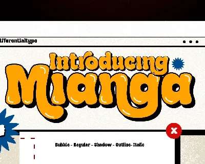 Mianga font