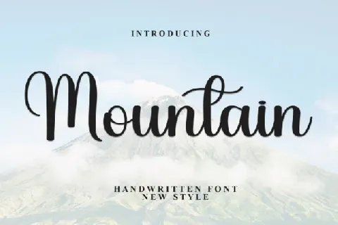 Mountain Script font
